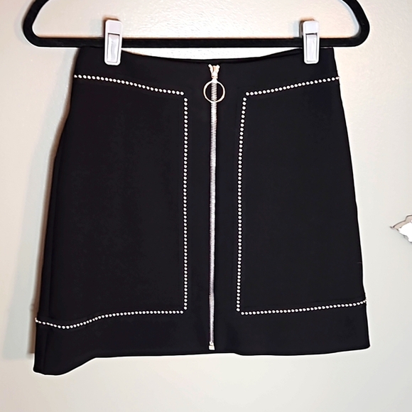 Maje mini skirt with silver studs